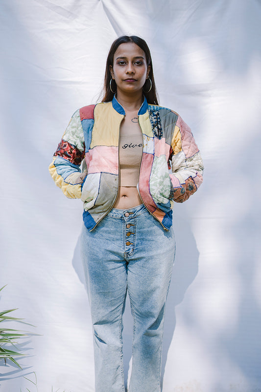 Patch me up bomber jacket